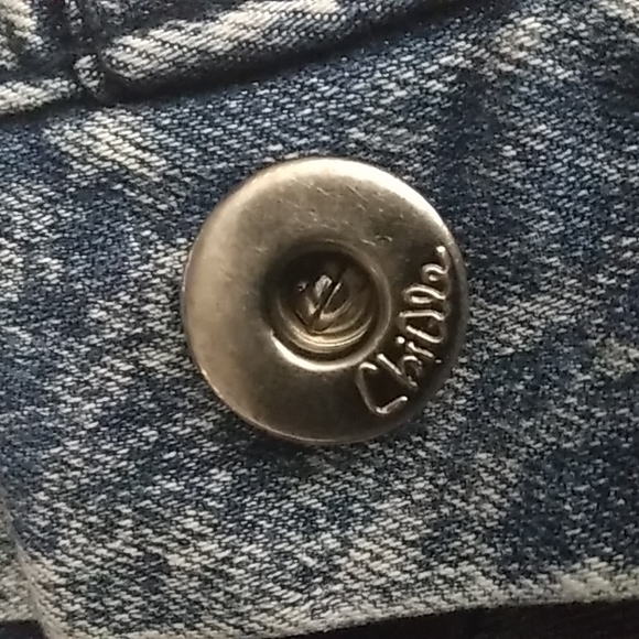 Denim overalls bibbed size large - Picture 6 of 11